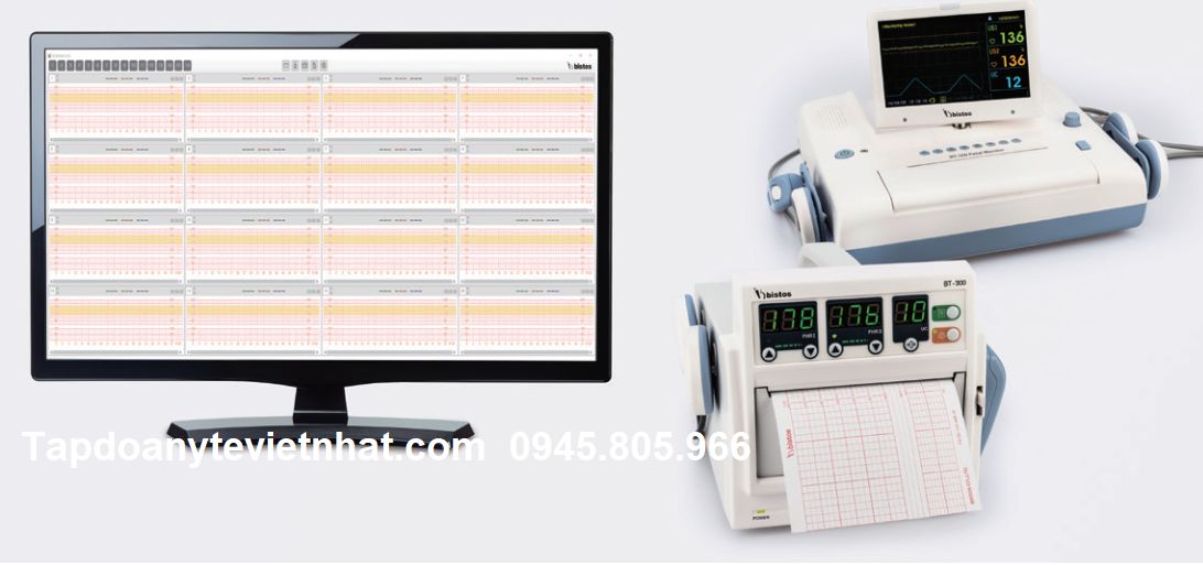 Máy Monitor sản khoa Bistos BT-350 LCD. Xuất xứ: Hàn Quốc